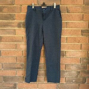 Banana Republic Camden-Fit Diamond Jacquard Ankle pant Size 8